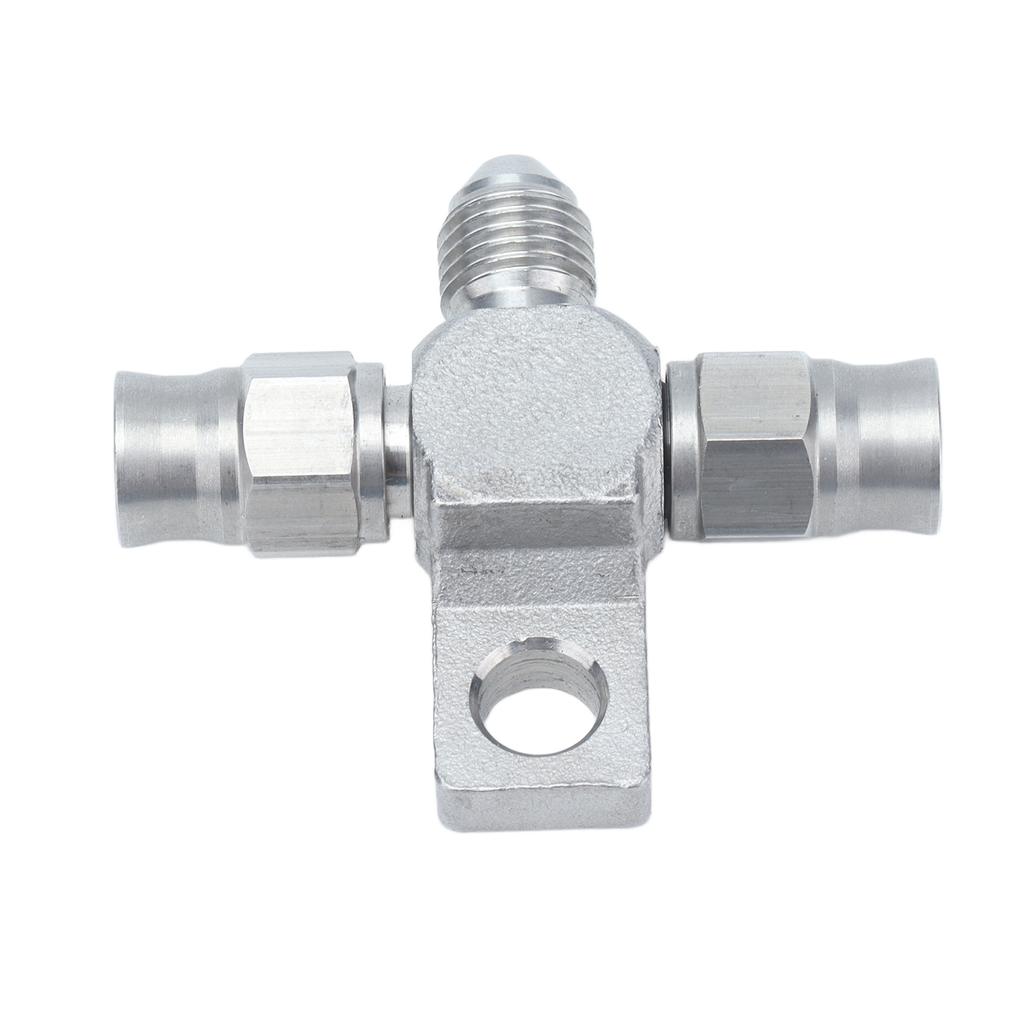 Тройник тормозного шланга AN-3 Фитинги для концов шланга AN3 Компоненты из нержавеющей стали для автомобилей