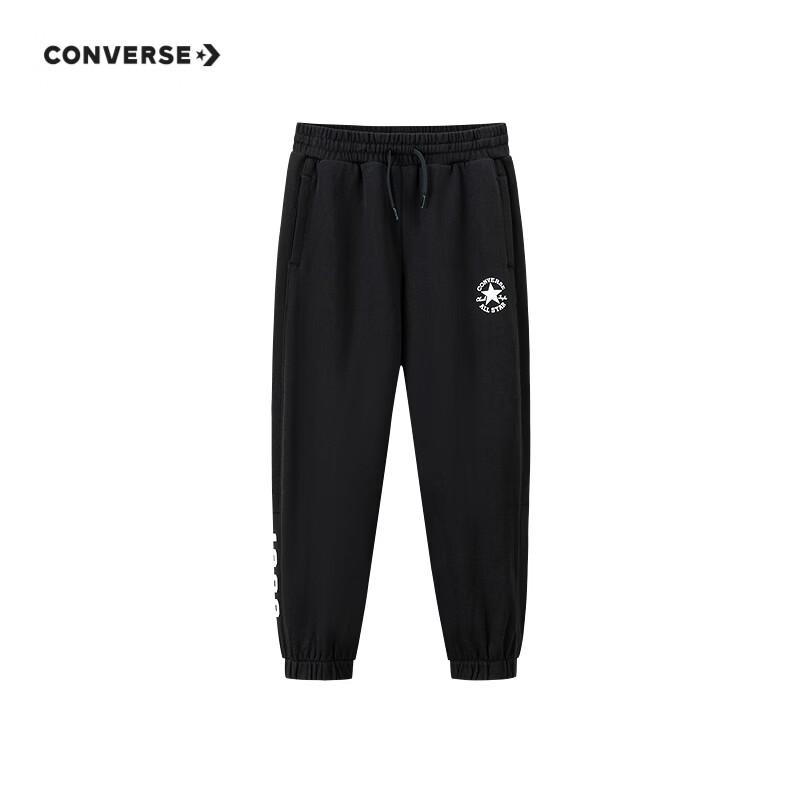 Converse Детские хлопковые повседневные брюки-джоггеры с принтом букв