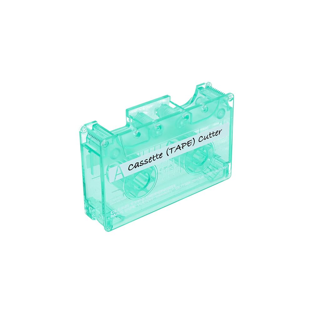Sun-Star Stationery Tape Cutter, Masking Tape Cassette Type, Clear Mint, S4835395