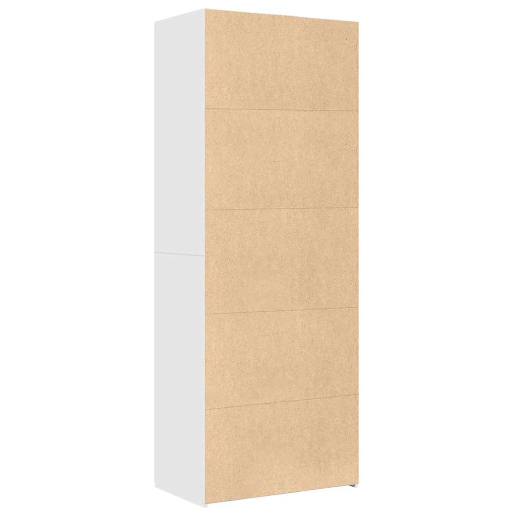 Vidaxl Wysoka Szafka, Biała, 70X42,5X185 Cm, Materiał Drewnopochodny