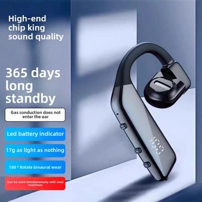 Беспроводные Bluetooth-наушники с подвесным ушным вкладышем OWS Air Conduction Сверхдолгий срок службы Шумоподавление Earless Driving Business Single Ear