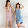 Жилет, ночная рубашка, женская летняя шелковая подтяжка без рукавов, удобная повседневная пижама, домашняя одежда, шикарная трендовая одежда