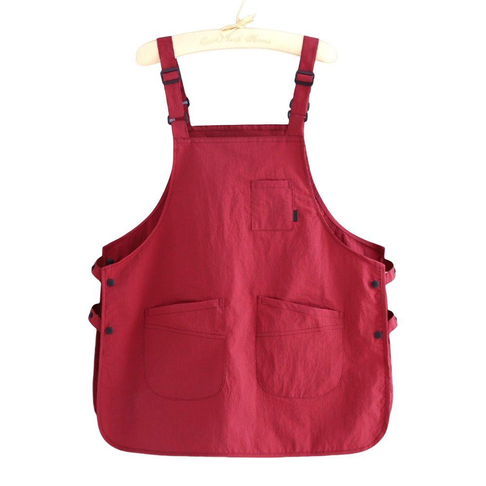 Japanese Style Painting Aprons Stain Resistant Working Overalls New Work Clothes for Cafe Barber