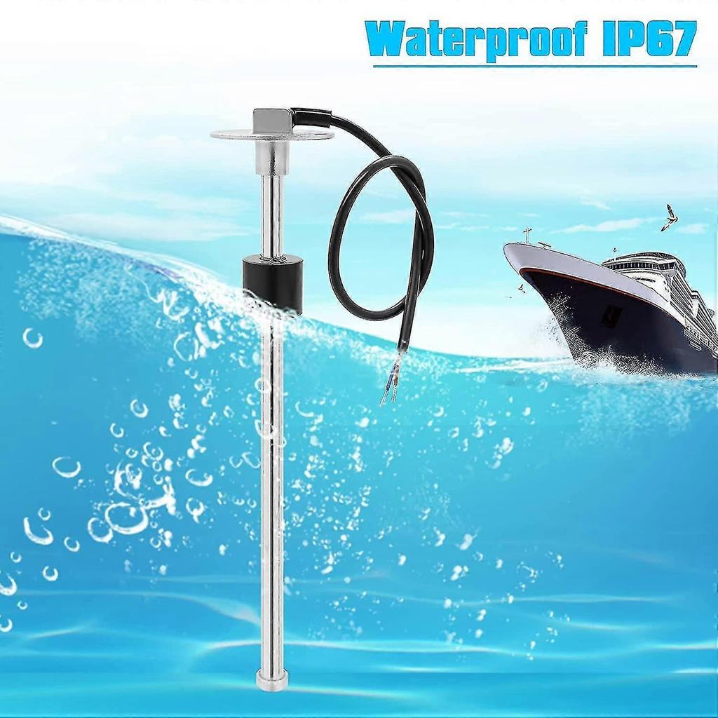 Marine Fuel Sending Unit Boat Fuel Tank Sender, 240-33ohms 10" (250mm) Stainless Steel Gas Sensor Water Fuel Gauge Sender For Boat Car Truck Vehicle-s