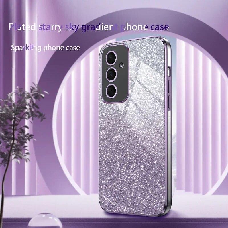Роскошный чехол для телефона с магнитным держателем для Samsung Galaxy A54 A32 A24 A14 A13 A23 A33 A53 A73 A32 A52S A52 A72, силиконовый чехол