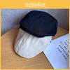 Elegant English Retro Beret With Short Brim And Solid Color Design Outings For