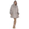 Wolf And Harte Unisex Adults Snuggle Fleece Hooded Blanket