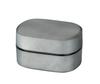 Tatsumiya Brushed Kenroku Bento Silver W14 30544 Box, Polished, Size Approx. D10.2 H8.5