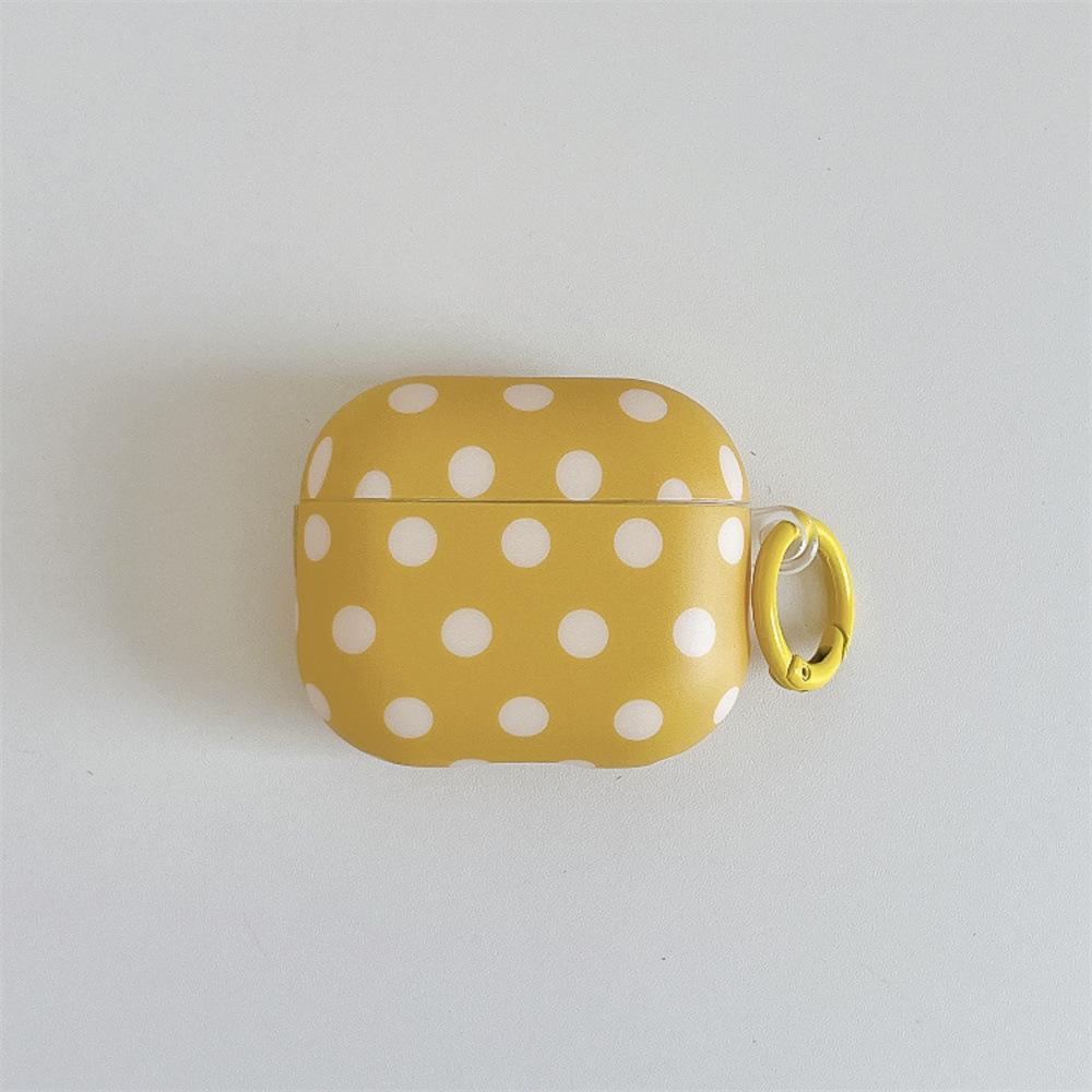 Dopamine polka dot solid color mobile phone case for Apple AirPods 1 /1 generation simple Bluetooth case PRO1/PRO1