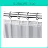 Drapery Curtain Metal Hanging Rings With Plastic Hooks For Curtains And Rods