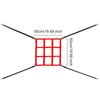 Strike Zone Target Adjustable Baseball Softball Pitching Target Baseball Pitching Net Training Aids for Baseball Softball Net