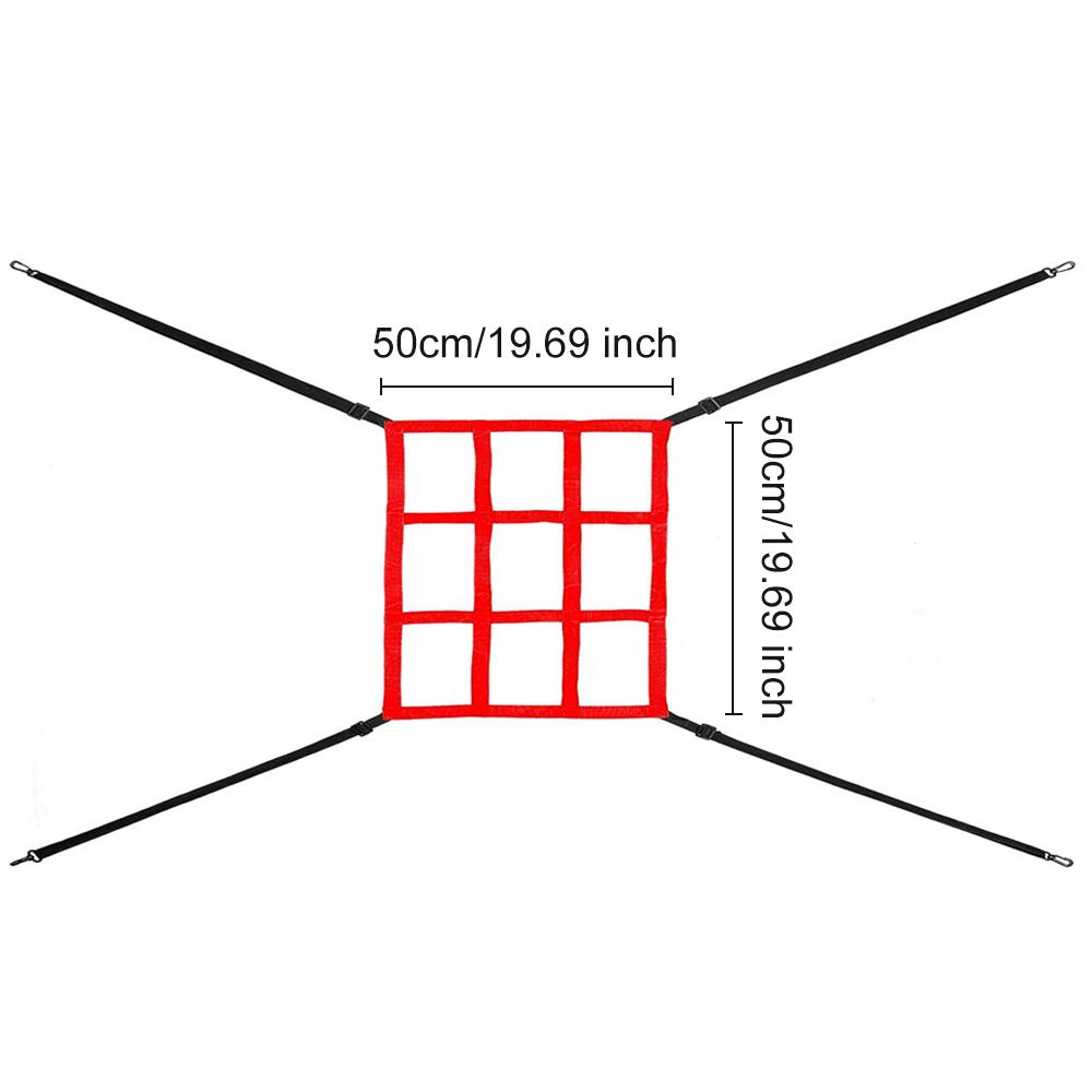 Strike Zone Target Adjustable Baseball Softball Pitching Target Baseball Pitching Net Training Aids for Baseball Softball Net