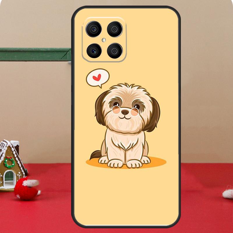 Cartoon Shih Tzu Dog Case For Honor Magic 8 Pro 6 7 Lite Honor 400 200 50 70 X8c X8b X9a X9b X9c X9d Win RT Coque