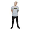 DC Comics Mens Justice League Movie Batman Logo Textured T-Shirt