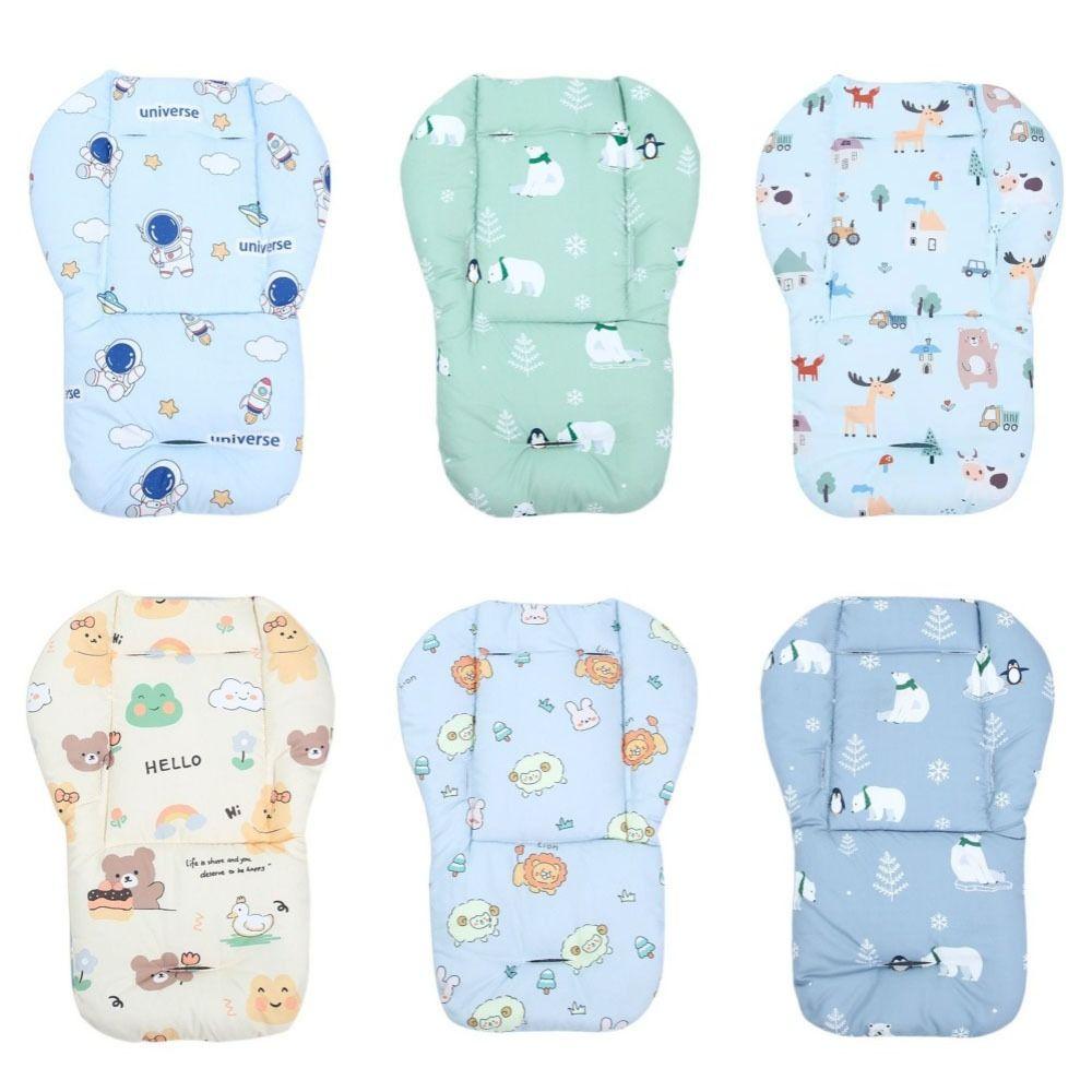 1Pcs Cartoon Pattern Stroller Cushion Pram Buggy Carriages General Mat Baby Stroller Seat Pad