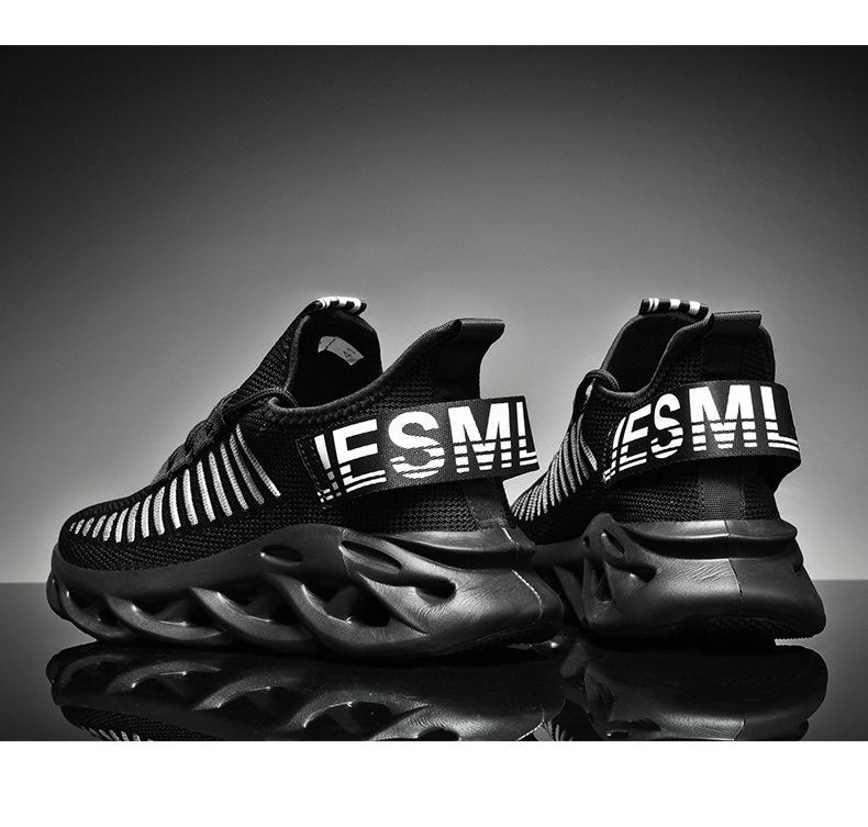 Дышащие повседневные спортивные кроссовки Flyknit (Размеры 36-46) - Мужские летние кроссовки для бега с мягкой подошвой