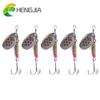 5 шт. металлические рыболовные ложки HENGJIA 0,18 унции/2,5 дюйма, приманка для форели, окуня, щуки, рыболовные приманки