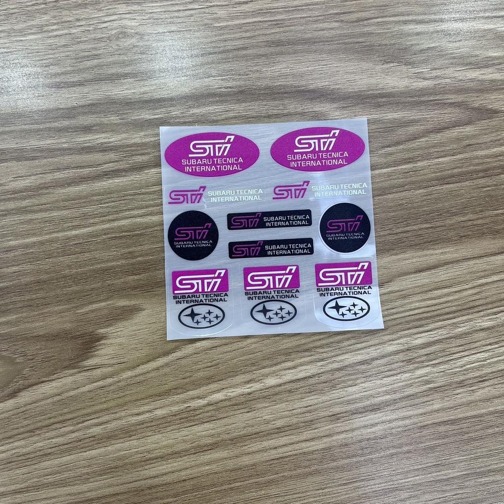 Car Badge Stickers Body Decoration Waterproof Vinyl Decals for Subaru STI Forester Outback Legacy Impreza BRZ TRIBECA WRC WRX XV
