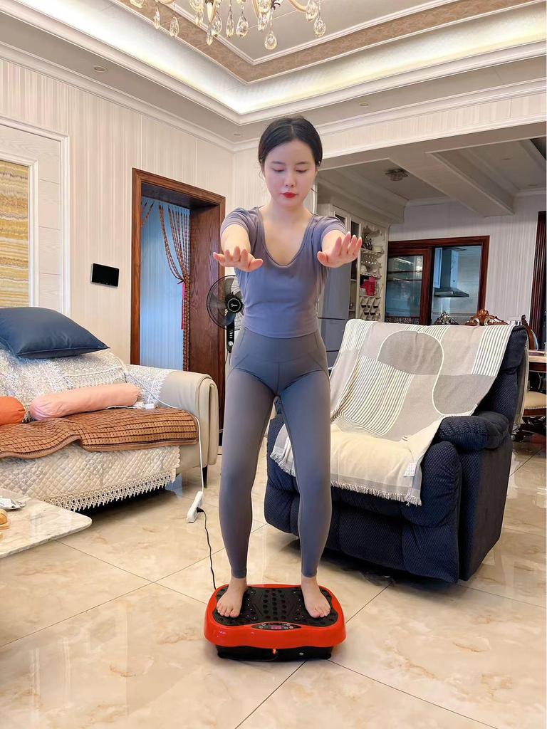 Вибрационный тренажер JXG: Ленивая формирователь тела, вибрационная платформа для укрепления мышц и похудения.