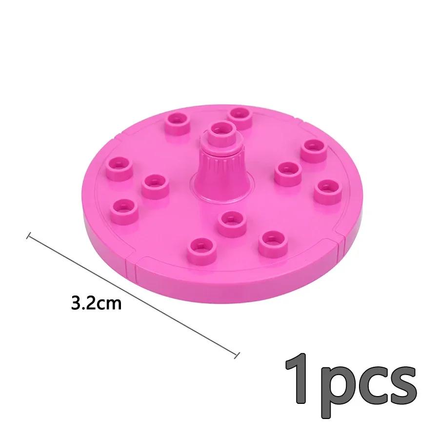 Big Building Blocks Slide Swing Seesaw Park Playground Series Large Pillar Bricks Children Kid Educational Toy Compatible Duploe