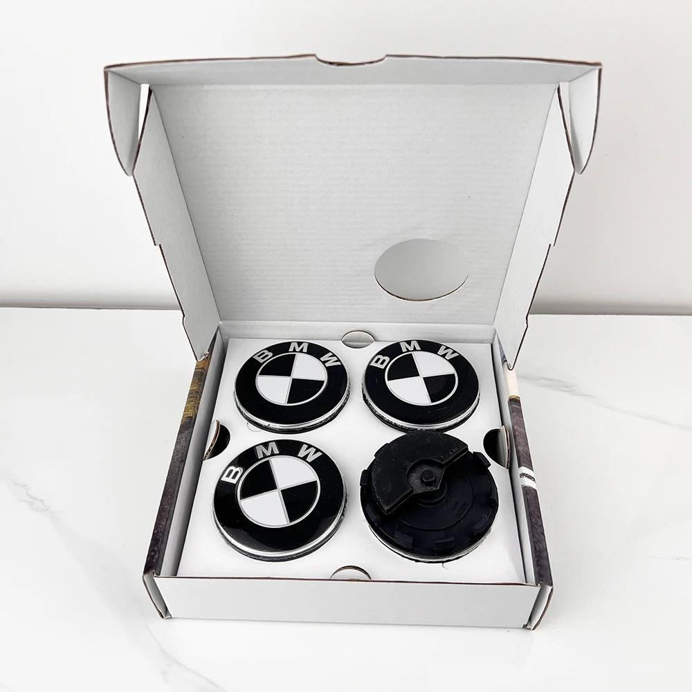 NTSM5 BMW GROUP 4Pcs 56MM 68MM Floating Wheel Center Cap For BMW M E39 E46 E60 E90 F10 F30 G32 G38 G01 G02 G05 F45 F46 F48 F49 F39 F90