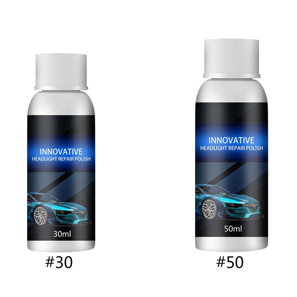 Headlight Restoration Set Car Headlight Cleaner and Restorer InnovativHeadlights Polish Repair Fluid Liquid