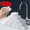 100pcs Melamine Sponge Magic Sponge Eraser Eraser Cleaner Cleaning Sponges for Kitchen Bathroom Cleaning Tools 10*6*2cm