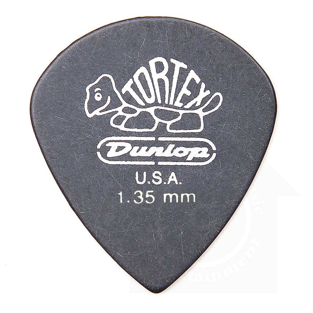 Jim Dunlop Tortex Jazz Pitch Black Медиатор Набор из 24 медиаторов Tortex Jazz Pitch Black Медиатор Musent Custom Players 1,35 мм и 482B135-BLK-24P