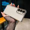 Противоударный прозрачный пластиковый чехол для смартфонов Samsung с защитой объектива камеры