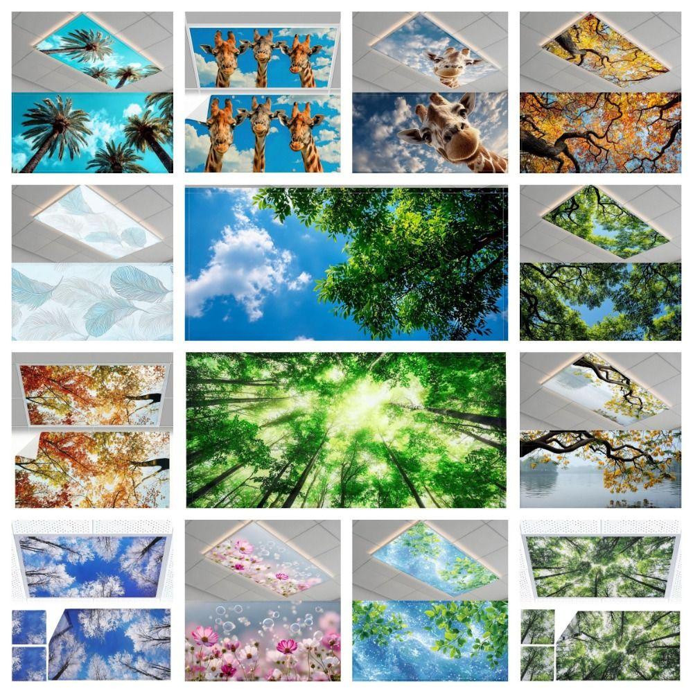 14 Styles Fluorescent Light Covers Anti-glare Fabric Lampshade Lampshade Hospital