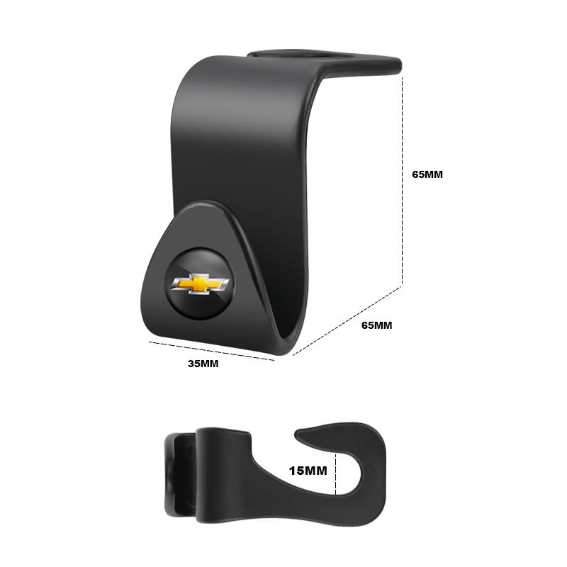 2Pcs Car Interior Portable Seat Back Hooks For Chevrolet Cruze Sonic Silverado Corvette Trax Camaro Equinox Z71 Aveo Lacetti SS