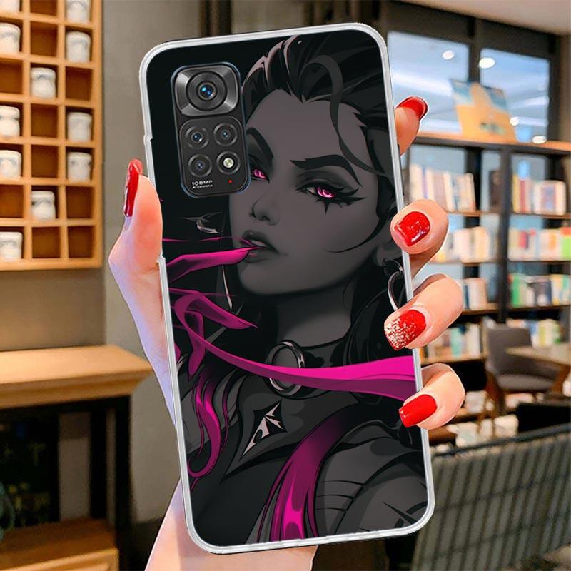 Valorant Игровой Крутой Чехол Для Телефона Для Xiaomi Redmi Note 15 14 13 12 11 10 Pro Plus 14S 12S 11S 11T 11E 10S Мягкий Чехол-Ракушка R