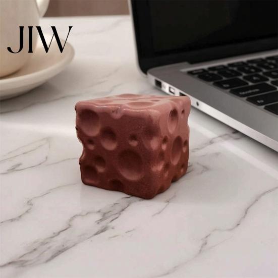 Slow Rising CheeseToys Mini Cheese Cube Squeeze Toy, Anxiety Relief Block Sensory Soft Squeezing Toys Rebound Fake Pinch Toy for Focus Aid Office Desk