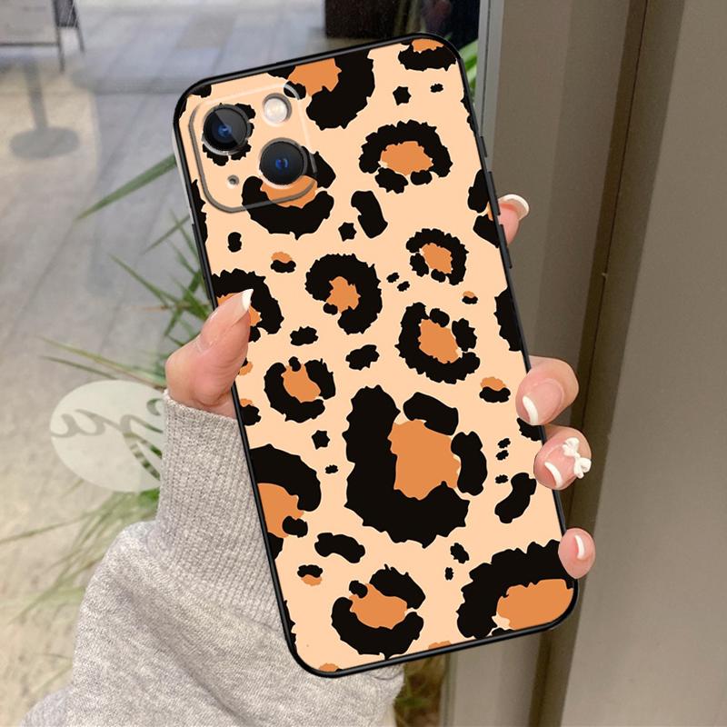 Роскошный чехол с леопардовым принтом для iPhone 17 Air 16 15 14 13 11 12 Pro Max Plus 12 13 Mini 16e 17 Pro Max Задняя крышка