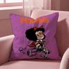 Cartoon M-Mafalda Cushion Cover Multi-Scene Pillow Cover for Home & Car - Reversible, Soft & Durable for Daily Use