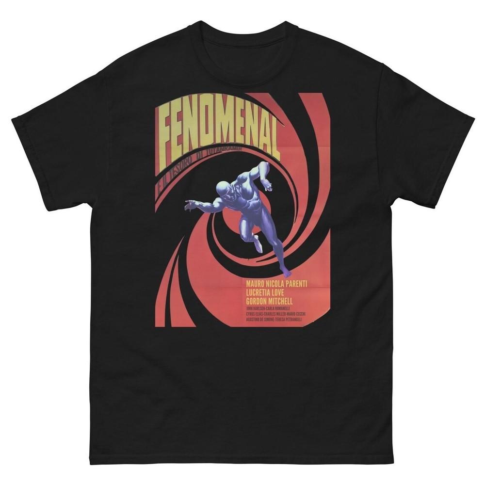 Fenomenal Italian Cult Hero 60s Super Spy Graphic Retro Comic Pulp Poster Shirt Unisex T-Shirt