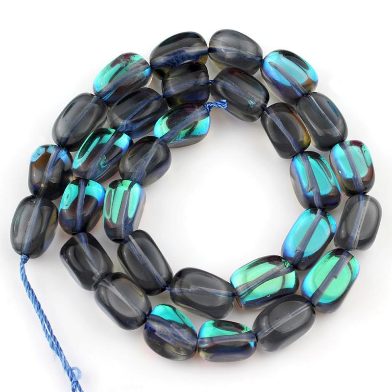 Натуральные матовые хрустальные бусины овальной формы 10 мм, свободные разделительные бусины для изготовления ювелирных изделий