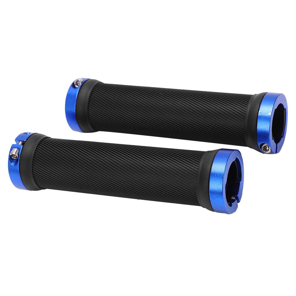 Велосипедные ручки Защита окружающей среды Противоскользящие Износостойкие Велосипедные рули для езды на велосипедеСиний
