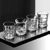 Pure Semi Shot Glasses, 50ml, Set of 4 / PURE SEMI GLASS Clear Glass Glasses, Espresso Glasses, Shochu Glasses, Whiskey, Brandy