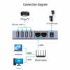 MT-viki MT-PS204 4-портовый сетевой USB-сервер печати