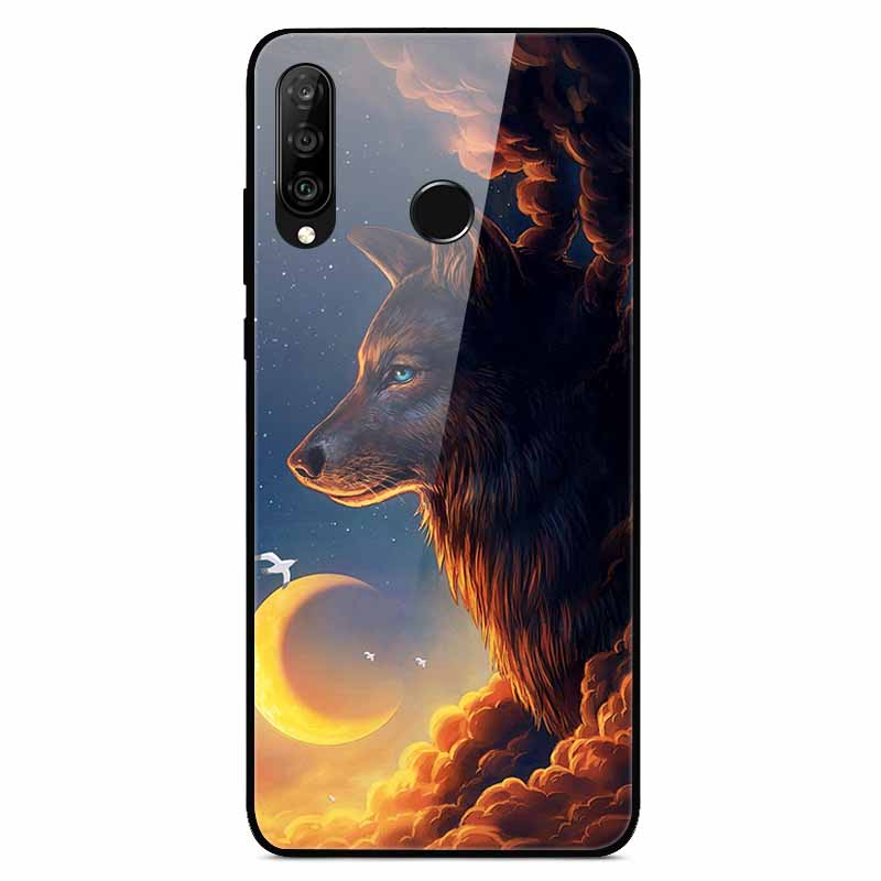 Для чехлов Huawei P30 Lite P30Pro P20pro P20Lite Роскошные закаленные стеклянные жесткие задние чехлы для Huawei P20 Pro P30Pro Fundas Capa P20
