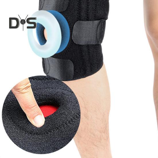 Регулируемый наколенник для облегчения боли в колене, стабилизации коленной чашечки, поддержки спорта, фитнеса, бега, наколенника, рукава для разрыва мениска