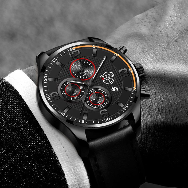 Men's Watch Belt Men's Calendar Watch Casual Watch Fashion Watch Student Quartz Watch