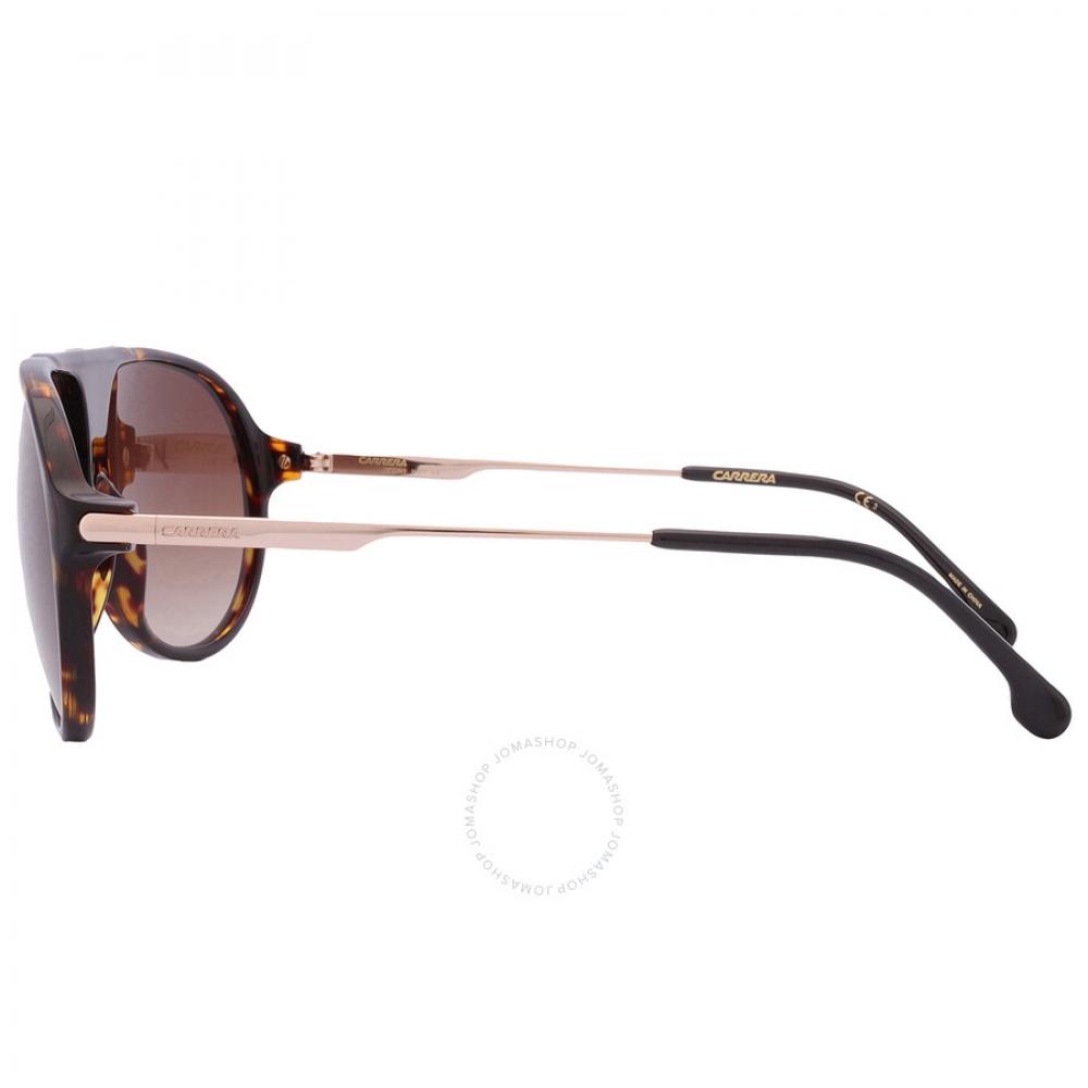 Солнцезащитные очки Carrera Brown Shaded Pilot Unisex Hot 65 0086 Ha 63