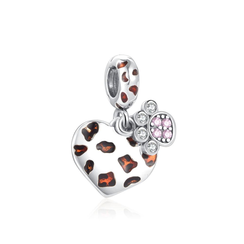 Европейская медная подвеска-шарм с жестом любви, подходит для оригинального браслета, ювелирное изделие, сверкающий крест, лошадь, ангел, свисающая бусина