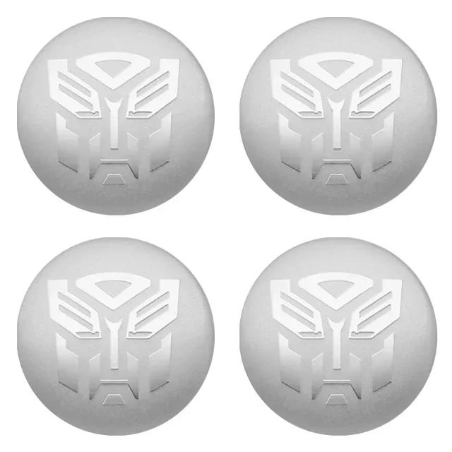 56MM Transformers Emblem Car Wheel Hub Center Caps Rim Cover Badge Stickers Auto Accessories For Ford Focus Fiesta Ranger Mondeo