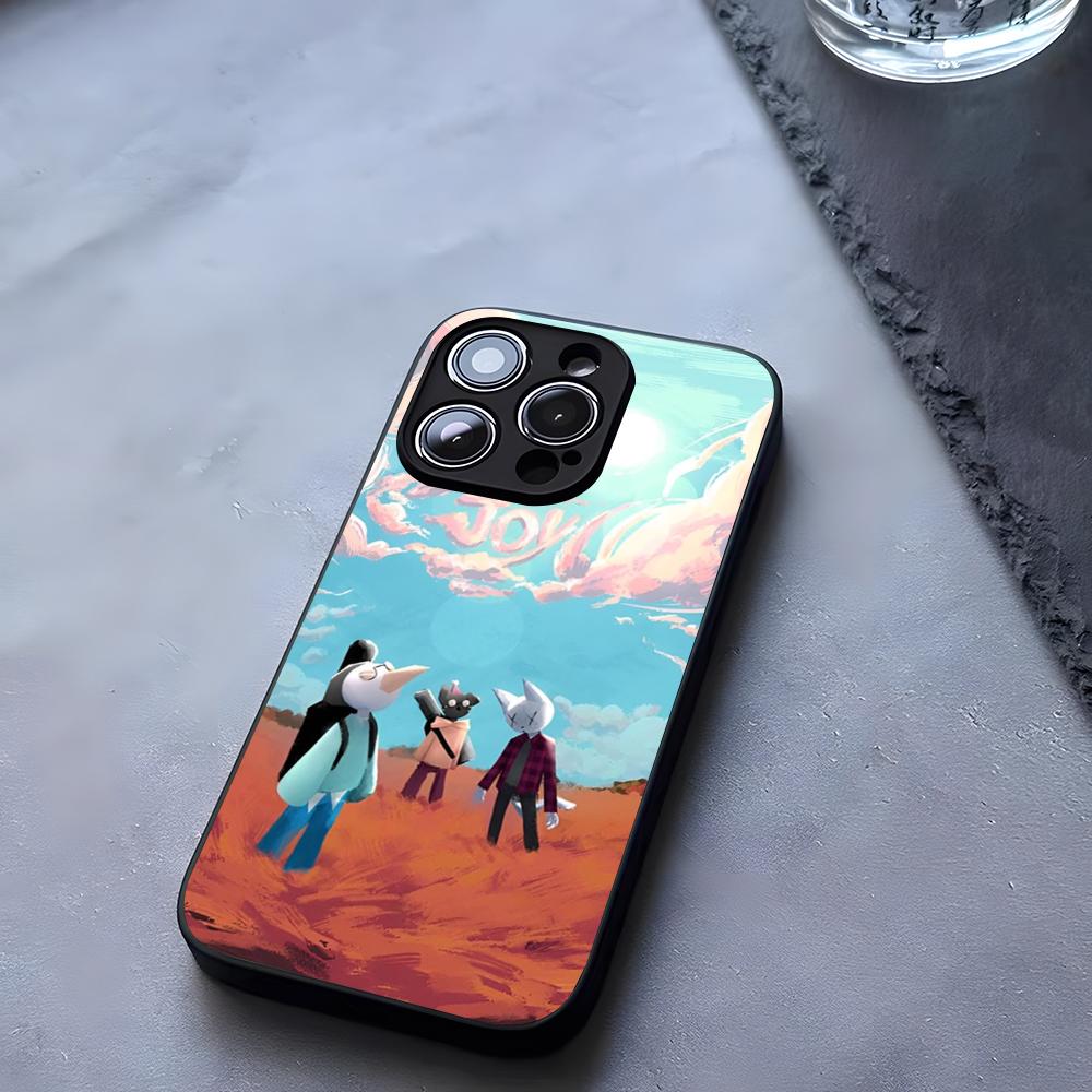 Мультяшный Чехол для Телефона Lovejoy Band Закаленное Стекло Для IPhone 17 13 14 16 12 15 11 Pro Max Plus Mini X XR SE2020 Coque