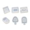 Silicone Cup Shape Quicksand Resin Moulds Jewelry Pendant Epoxy Mold DIY Necklace Pendant Mold Resin Shaker Mould