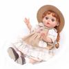 Кловерэй 45 см Милая кукла-реборн с косичками, сменяемая кукла в деревенском ретро-стиле, виниловая кукла, подарок на день рождения, одежда 18 дюймов, игрушка,