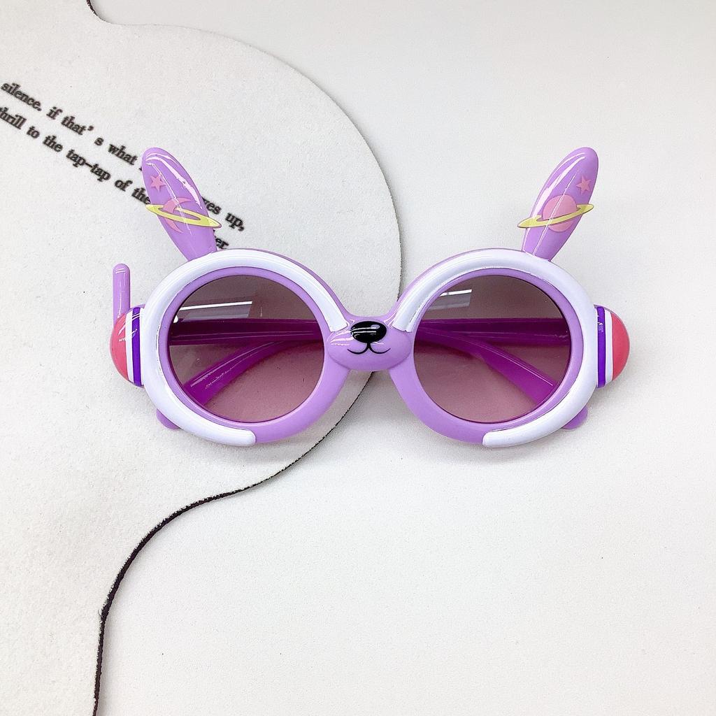 Детские солнцезащитные очки, очень милые, милые, детские солнцезащитные очки с кроликом, солнцезащитный крем с защитой от ультрафиолета для детей в виде кролика